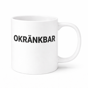 Mugg Okränkbar Vit