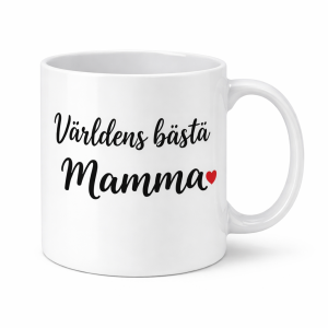 Mugg Världens bästa Mamma Vit