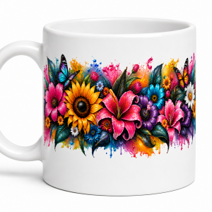 Mugg med blommor 1