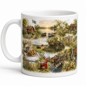 Mugg med Svensk idyll 1