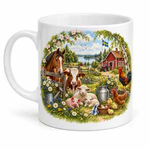 Mugg med Svensk idyll 2