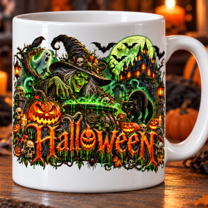 Mugg Halloween vit2